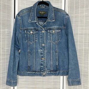 Eddie Bauer trucker denim jacket